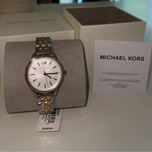 Authentic Michael Kors Watch. Mixed Metals. New with tags!